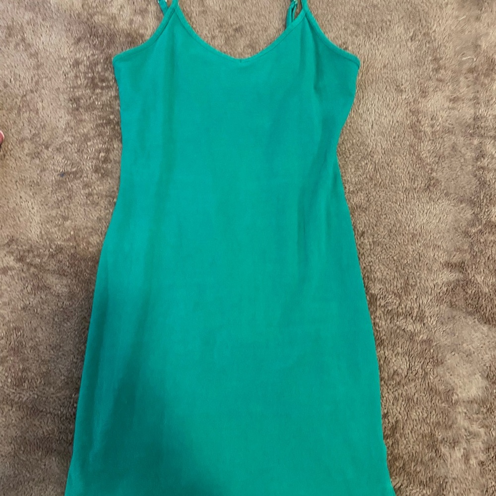 Wild fable Teal Slip Mini Dress